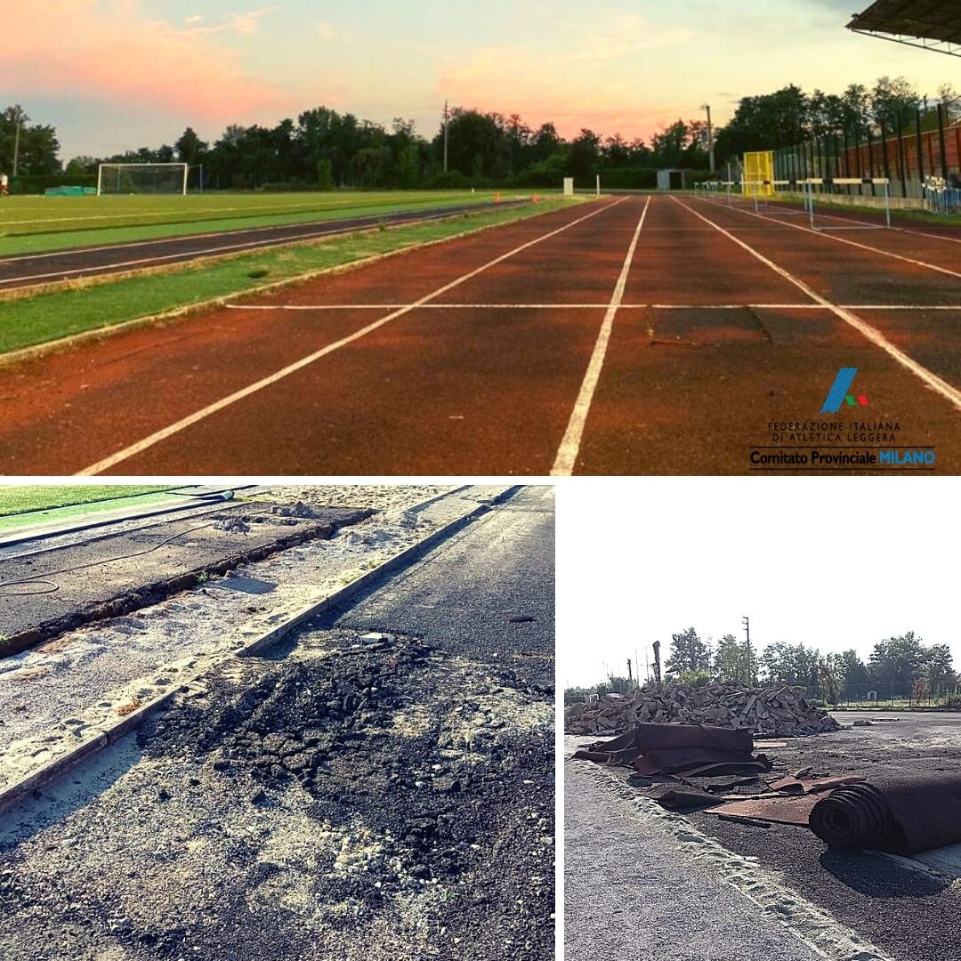 concorezzo pista lavori in corso