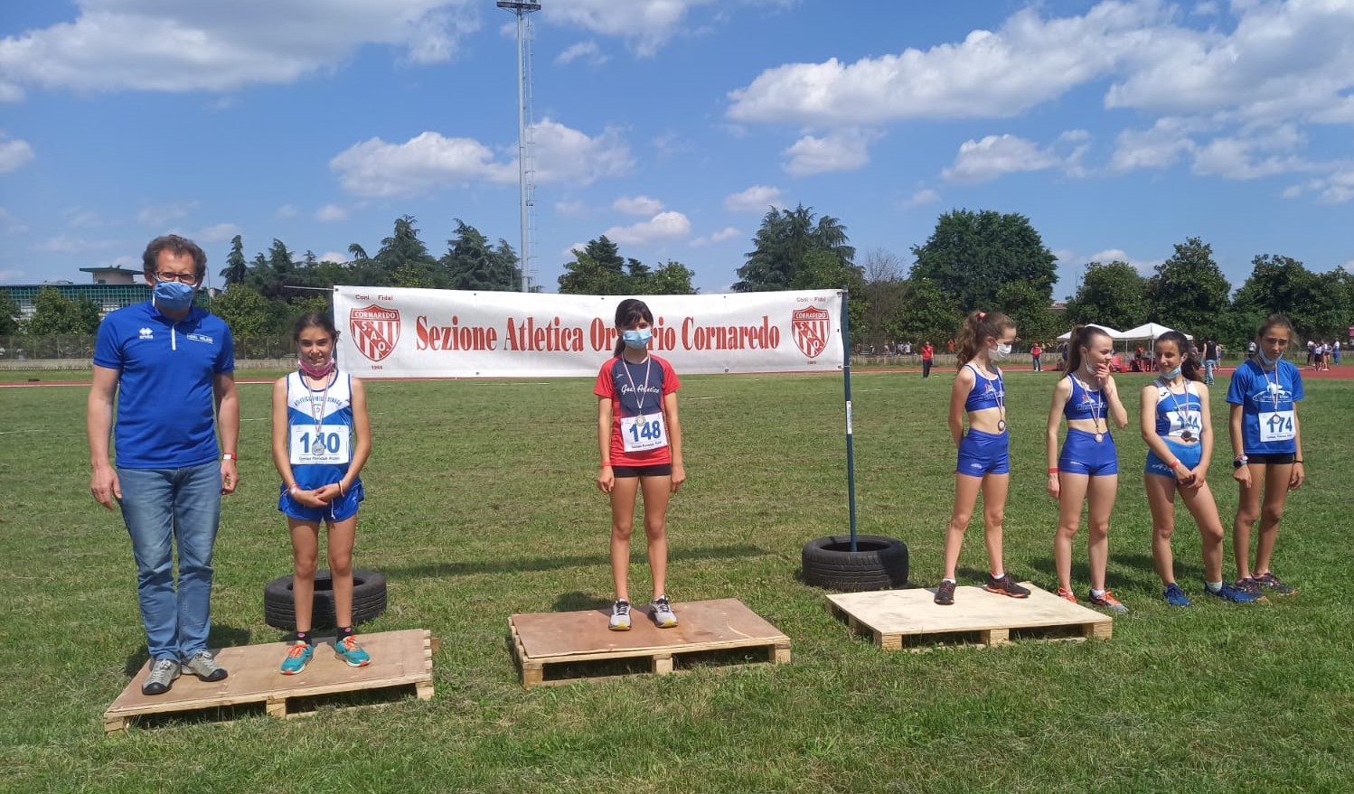 podio 600 ragazze