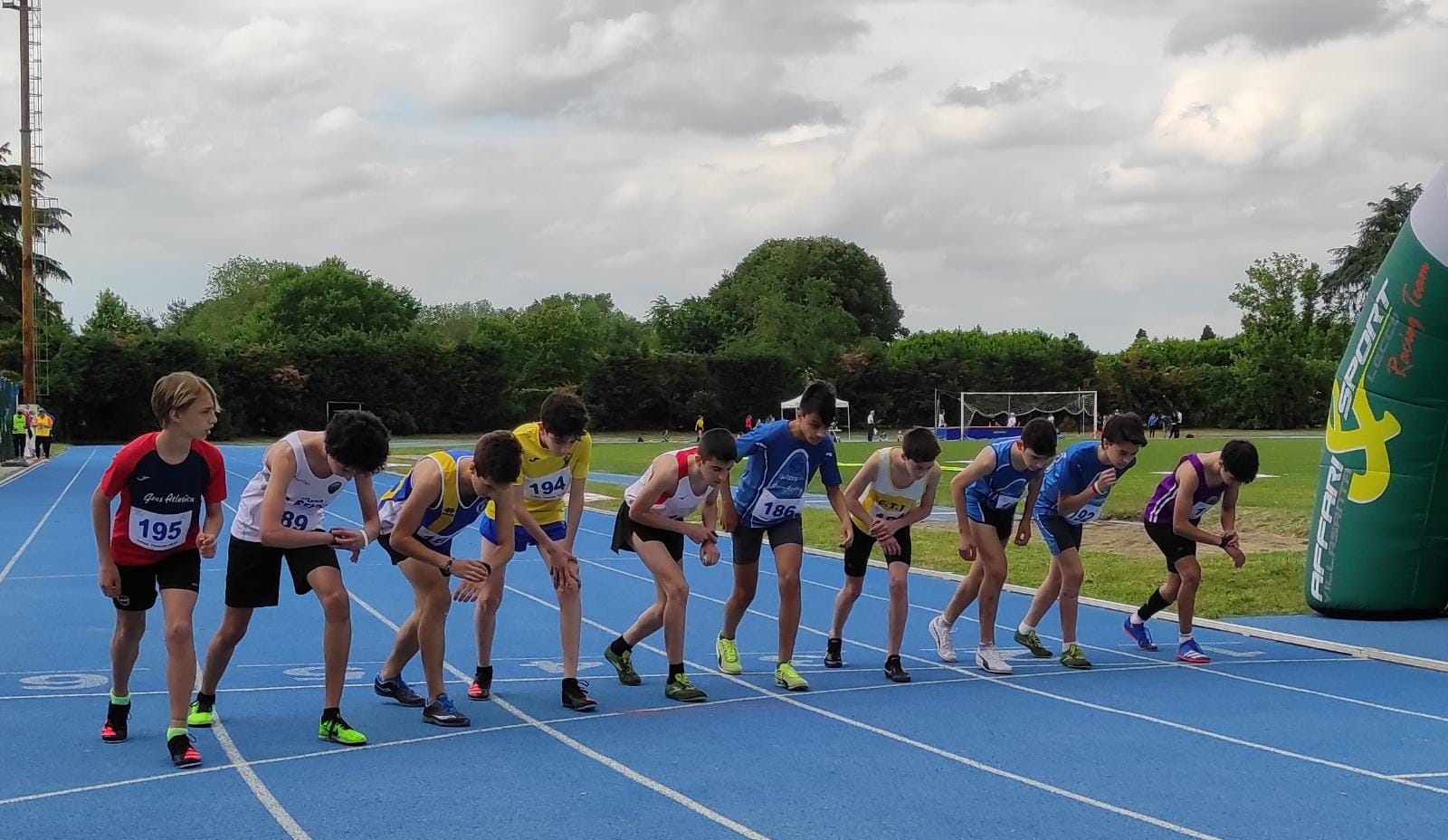 partenza 2000 cadetti paderno dugnano