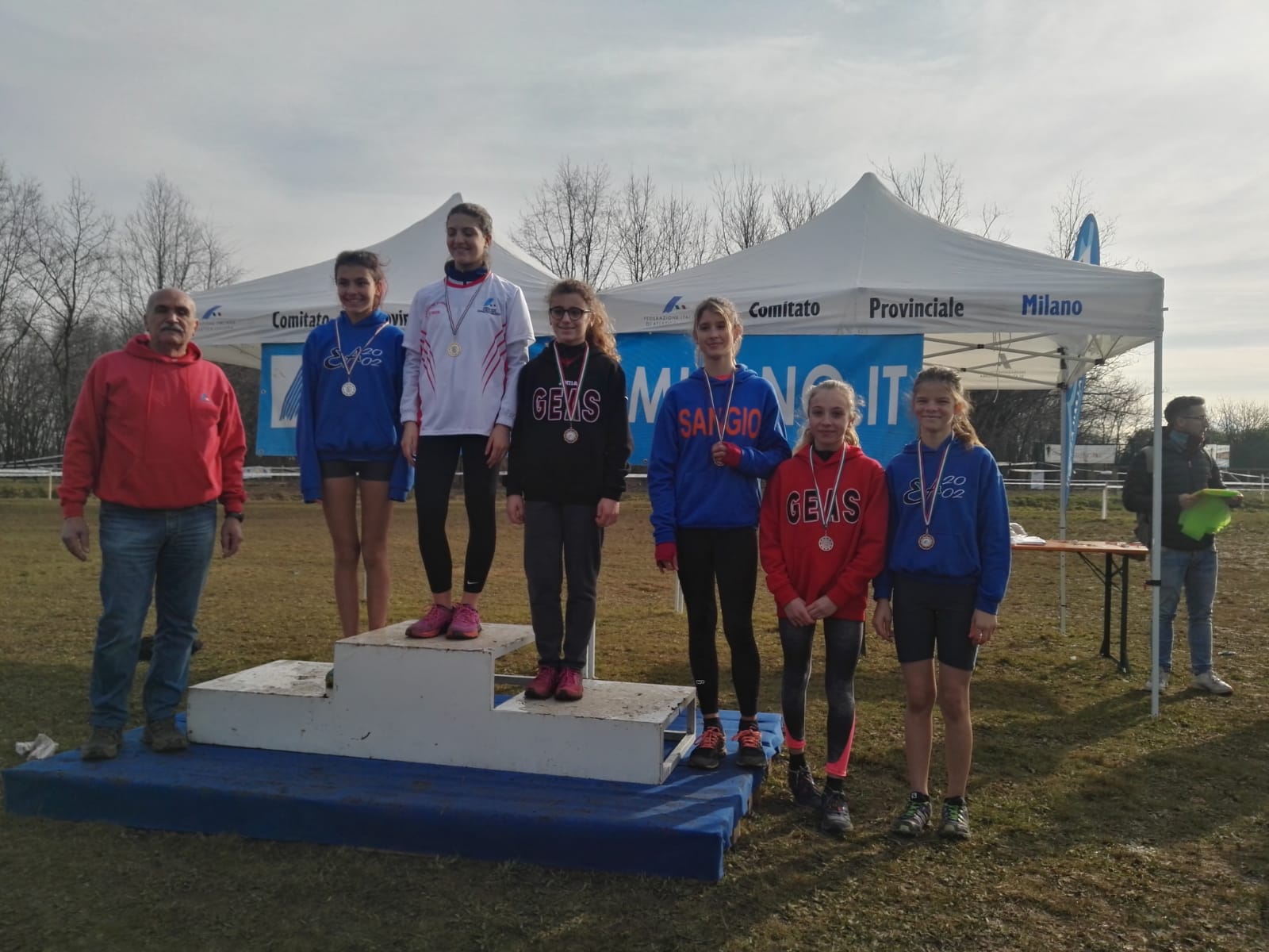 podio ragazze