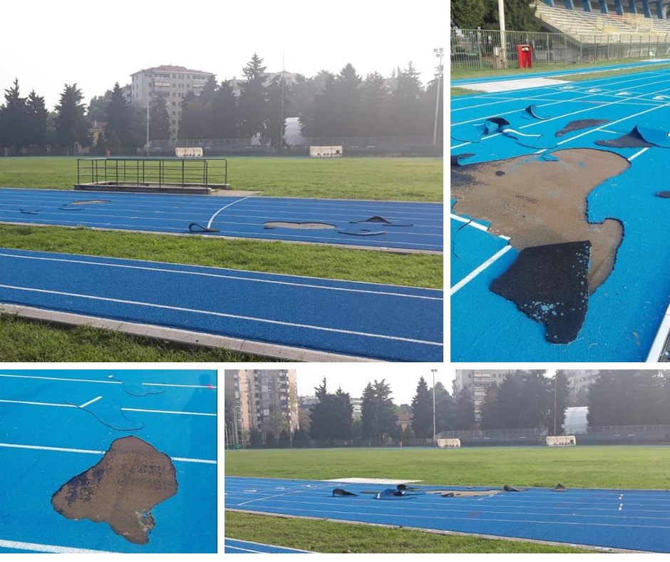 sandonato pista rovinata