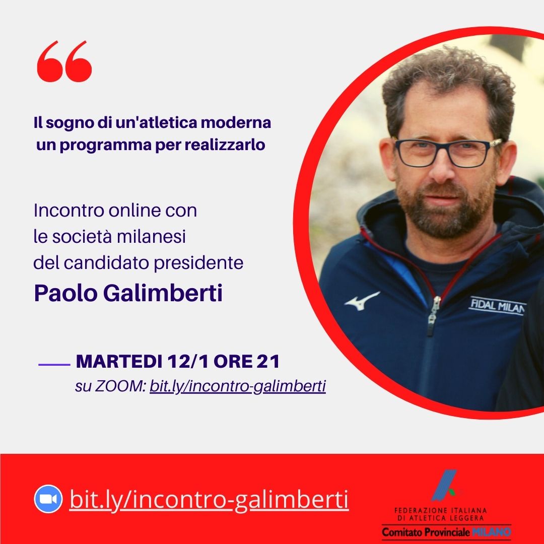 elezioni fidal milano 2021