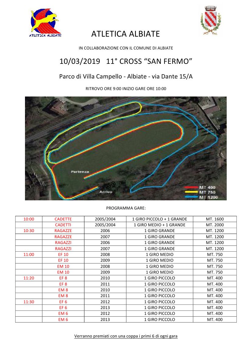 CROSS SAN FERMO 2019