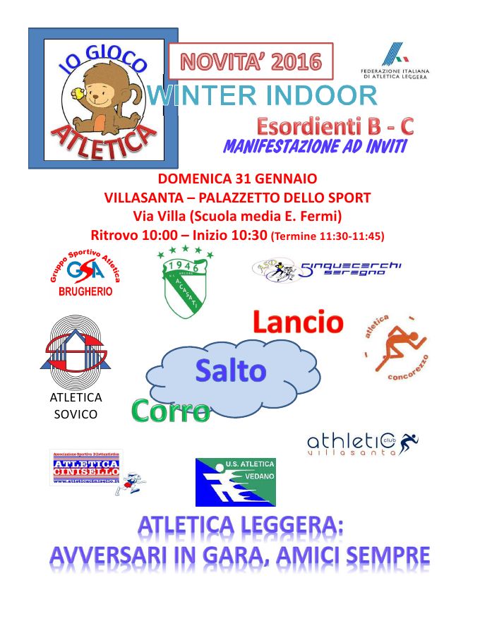 GIOCATLETICA WINTER2016