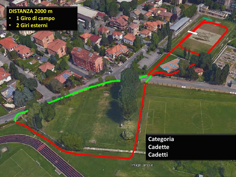 Percorso 2000 m