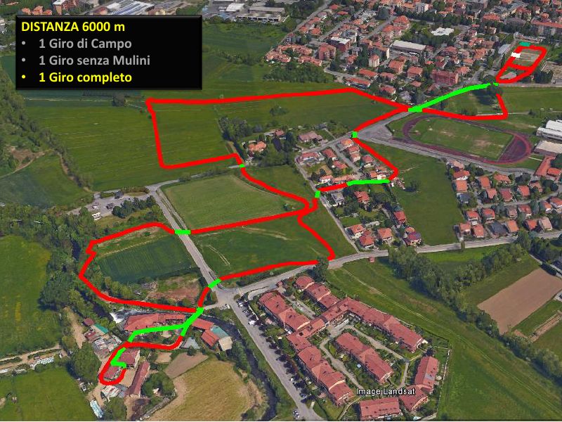 Percorso 6000 m2
