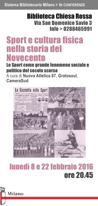 STORIA DELLO SPORT NEL 900