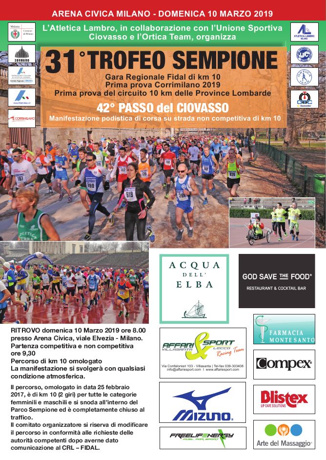 TROFEO SEMPIONE 20191