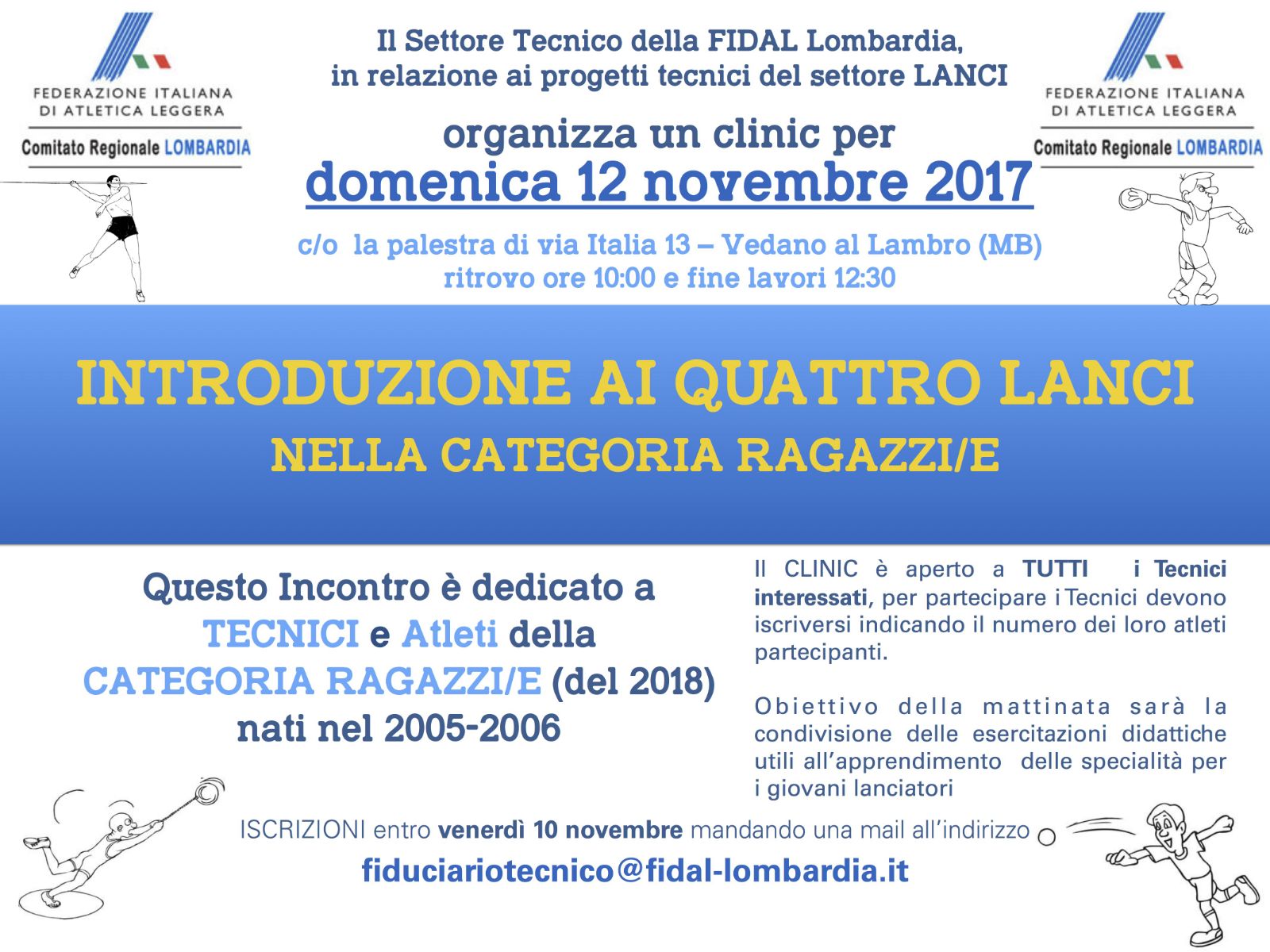 clinic lanci ragazzi