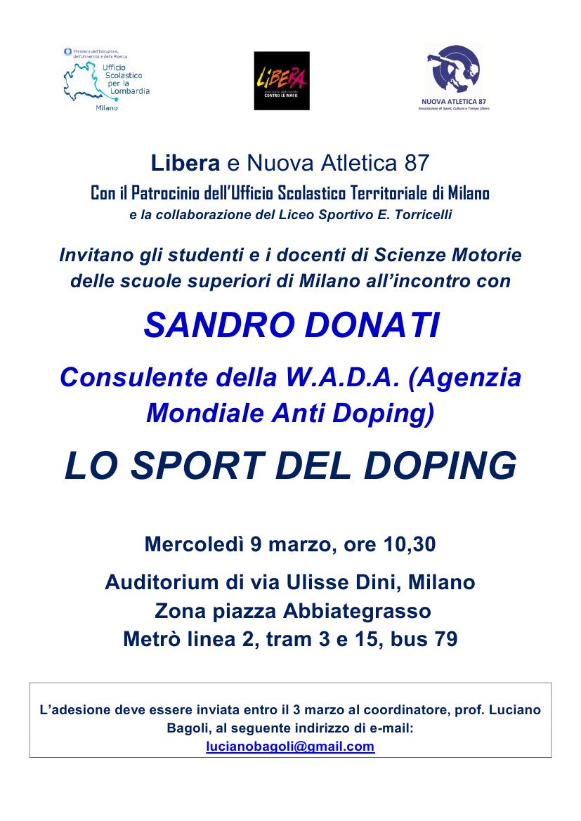 donati SPORT DEL DOPING 2016